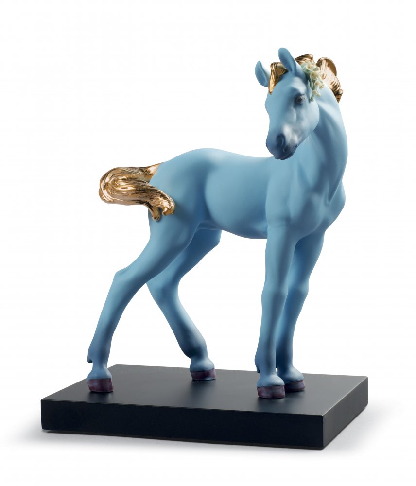 La Figura Del Caballo. Azul. Edición Limitada :: Erpet Crystal