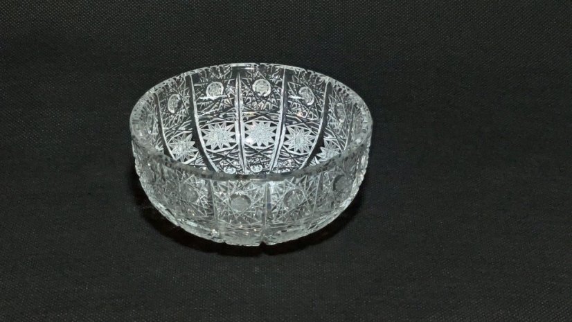 Cut crystal bowl - Height 5cm / Diameter 11cm