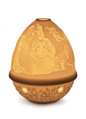 Betlémský litofán (Porcelánový svícen)