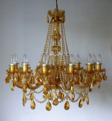 Crystal chandelier 1740-12-S Ambra