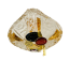 Broušený pozlacený košíček - Výška 8cm