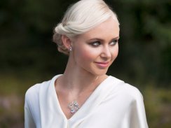 Stříbrný přívěsek Butterfly Harmony, motýli z českého křišťálu Preciosa