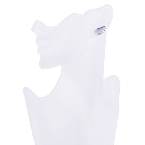 Stříbrné náušnice Crystal Wings, andělská křídla s křišťálem Preciosa