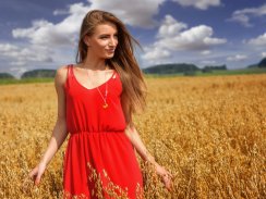 Stříbrný náhrdelník Faith s křišťálem Preciosa, žlutý