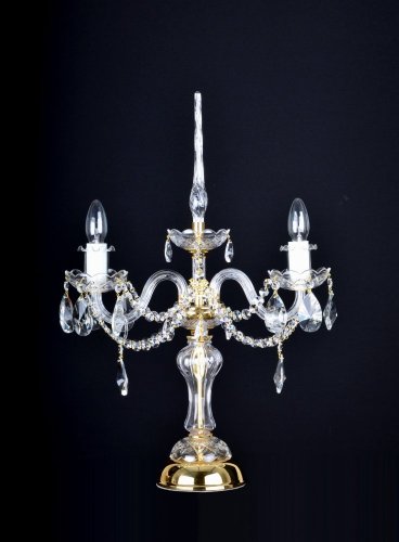Křišťálová stolní lampa SE 1740-2-S
