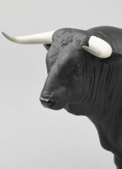 Spanish Bull Figurine