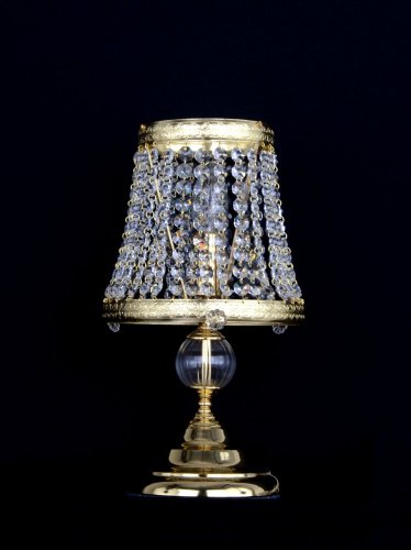 Křišťálová stolní lampa SE-7470-1-S