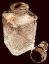 Botella de cristal tallado - Altura 24cm/800ml