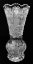 Cut crystal vase - Height 20cm
