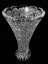 Cut crystal vase - Height 30cm