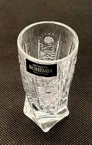 Broušené sklenice na likér - set 6ks - Výška 8cm/50ml