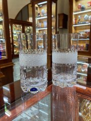 Luxury cut crystal glasses - set of 2pcs