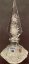 Cut crystal bottle for perfume - Height 14cm