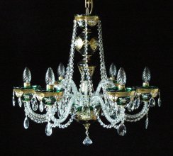 Crystal chandelier 0623-10-SM Blue