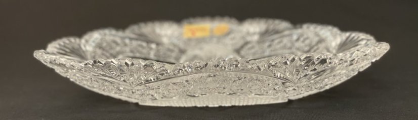 Broušený tác - Výška 6cm / Šířka 32cm