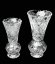 Jarrón de cristal tallado - Altura 25cm