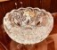 Cuenco de cristal tallado - Altura 7cm / Diámetro 14cm