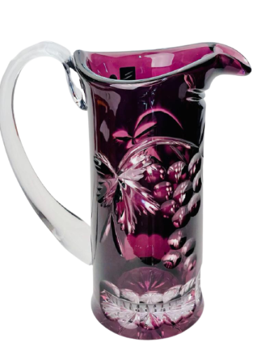 Barevný broušený džbán - Výška 23cm/900ml