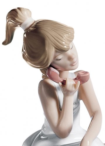 Chit-Chat Girl Figurine