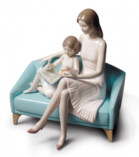 Our Reading Moment Mother Figurine