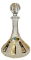 カットクリスタルボトル（金メッキ）高さ31cm/1000ml