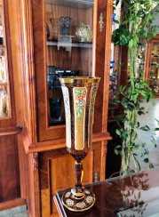 Paneled champagne glass - set of 2pcs - Height 22cm/140ml