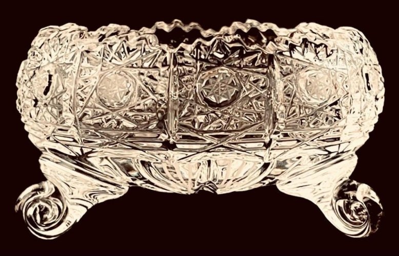 Křišťálová mísa - Výška 4cm