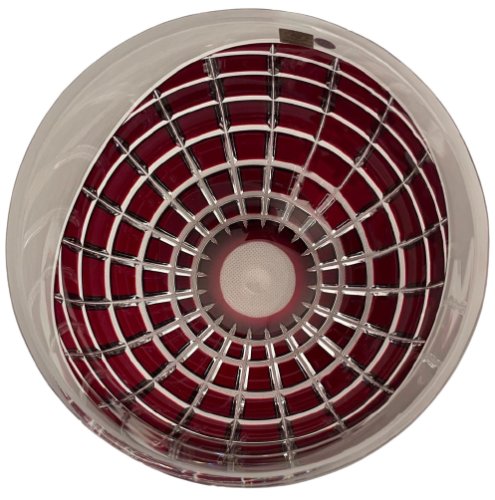 Color-cut crystal bowl - Height 17cm