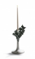 Naturo single candleholder (grey)