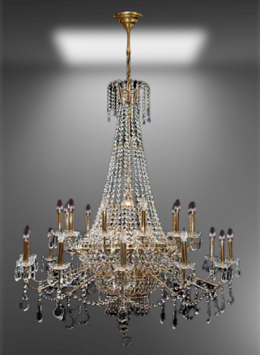 Crystal chandelier 7330-12+12-S