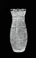 Broušená křišťálová váza - Výška 25cm