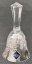 Cut crystal bell - Height 9cm