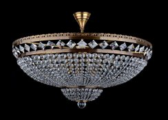 Lámpara de cristal 7122-15-PT con adornos de Swarovski
