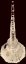 Cut crystal bottle for perfume - Height 14cm