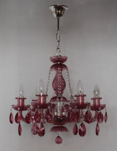 Křišťálový lustr 1430-6-NK Rosa