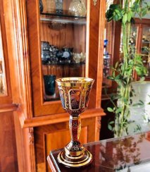 Paneled liqueur glass - set of 2pcs - Height 13cm/50ml