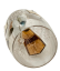 Broušený pozlacený zvonek - Výška 23cm