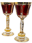 板式利口酒杯 - 一套2个 - 高度13厘米/50毫升