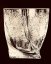 切割水晶威士忌酒杯 - 一套6只 - 高度9厘米/340毫升