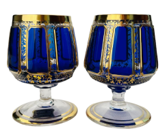 Paneled Brandy glass - set of 2pcs - Height 10cm/300ml