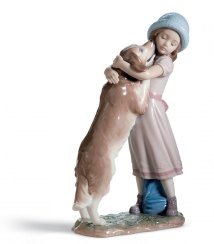 Vřelé přivítání Figurka psa