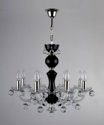 Crystal chandelier 0480-8-RNK black