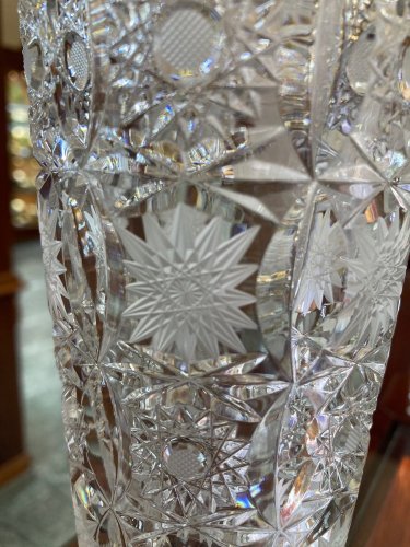 クリスタル花器