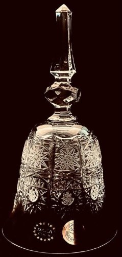 Campana tallada en cristal - Altura 16cm