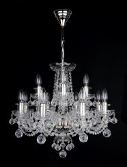 Crystal chandelier 1710-8+4-RNK