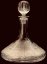 Sailors-shaped cut crystal bottle - Height 25cm/750ml
