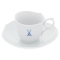 Šálek na espresso s podšálkem a logem Meissen "Waves Pure"