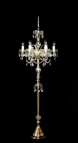 Křišťálová stojanová lampa AK-1030-6-S