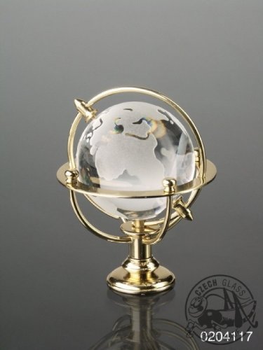 Crystal globe - nautical 4cm
