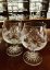 Cut crystal cognac glasses - set of 6pcs - Height 13cm/280ml